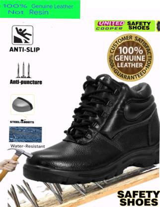 UNITED COOPER Steel Toe Leather Safety Shoe