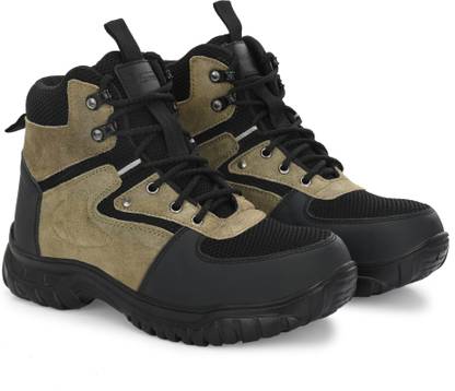 Ozarro Steel Toe Genuine Leather Safety Shoe