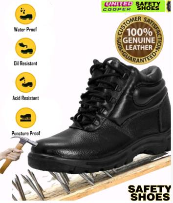 UNITED COOPER Steel Toe Leather Safety Shoe