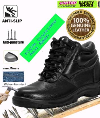 UNITED COOPER Steel Toe Leather Safety Shoe