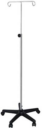 Jetflon Hospital movable I.V Stand |steel stand, Adjustable drip stand|Infusion stand SS  Saline Stand