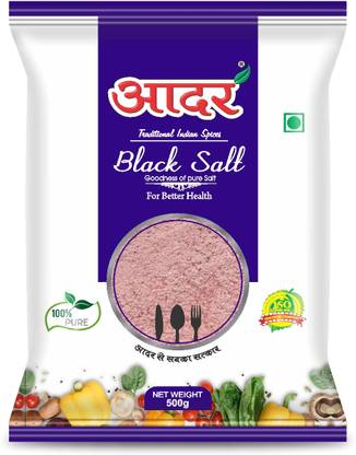 AADAR Pure Black Salt 500gm | Kala Namak Black Salt