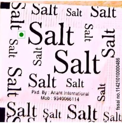 Mr. Mawaa Premium Salt sachets 1gm Iodized Salt