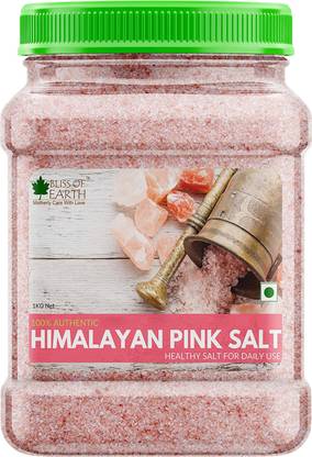 Bliss of Earth Himalayan Pink Salt Non Iodised Rock Salt For weight management &Healthy Cooking Himalayan Pink Salt