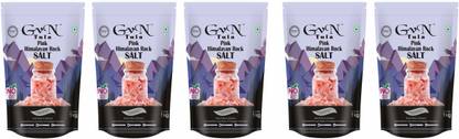 GVN Tula 5 PACK OF PREMIUM PINK ROCK SALT Himalayan Rock Salt