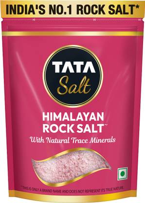 Tata Salt Himalayan Rock Pink Salt, With Natural Trace Minerals, Low Sodium, Premium Himalayan Pink Salt