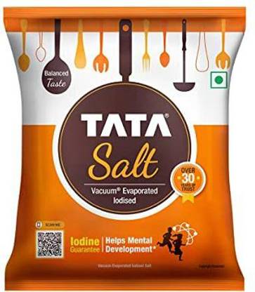 Tata Salt, 1kg Iodized Salt