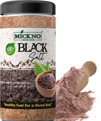 mickno organics 500gm Black Salt, Kala Nama for Healthy Cooking Black Salt