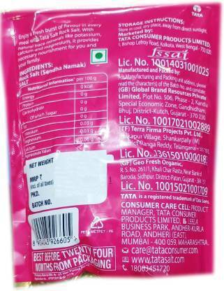 Tata ROCK SALT 2 KG (1 KG*2)/ Rock Salt