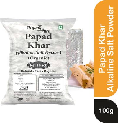 Organic and Pure Papad Khar Powder Sajji Khar Alkaline Salt Sajjige Papadio Karo Baking Soda Ref Baking Soda Powder