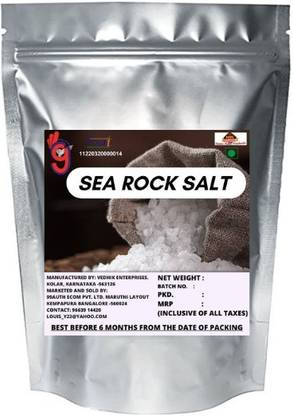 99Auth Rock Salt Raw Salt Uppu Supreme Unprocessed 350g Rock Salt