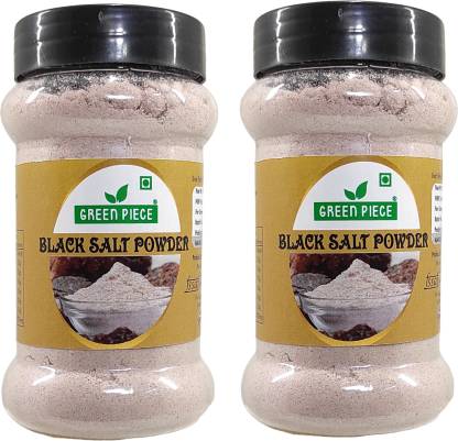 GREEN PIECE Premium Qulaity Black Salt Powder (kala Namak) 200gm (Pack ...