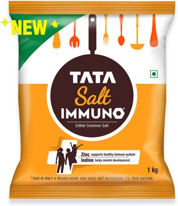 Tata Salt Immuno, Goodness of Zinc & Iodine, Zinc Helps Support Immunity Iodized Salt