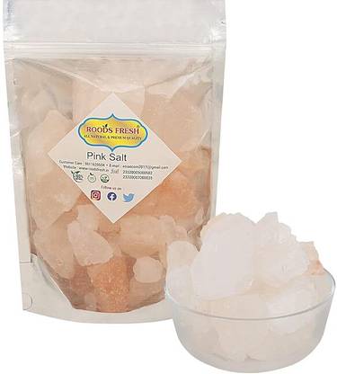 Roods Fresh Rock Salt | Sendha Namak Whole Crystal | Lahori Namak Chunks Rock Salt