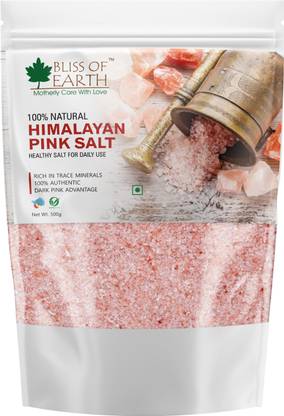 Bliss of Earth Regular for Daily Uses Healthy Cooking & Bath Himalayan Pink Salt