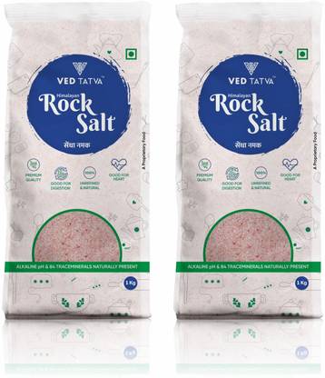 VED TATVA Himalayan rock salt (Sendha Namak) Pack of 2 Rock Salt