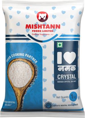 mishtann Iodised Crystal SEA Salt Iodized Salt