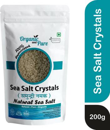 Organic and Pure Natural Sea Salt Crystal Indian / Non-Iodised /for Vastu, Body Scrub, Decoration Sea Salt
