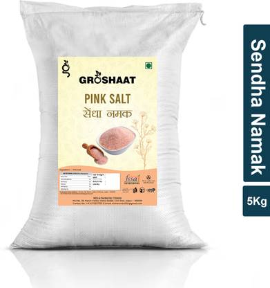 Groshaat Sendha Namak (Pink Salt)- 5Kg Pack Himalayan Pink Salt