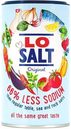 Lo Salt Original 66% Les Sodium Than Regular Table, Sea And Rock Salts Sea Salt