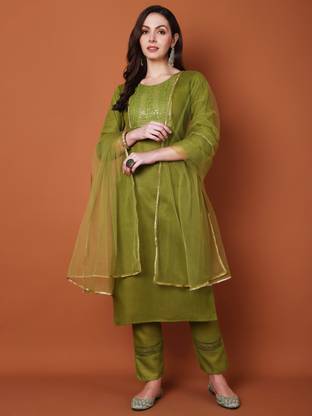 Zinariya Fab Women Kurta Pant Dupatta Set
