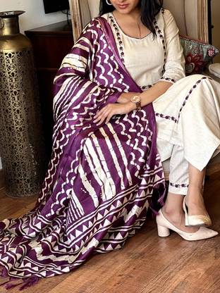Royal Export Embroidered Kurta, Trouser/Pant & Dupatta Set