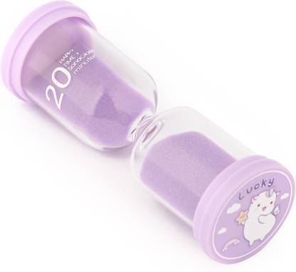 Shrey Shiv Collections 20 Min Plastic & Glass Sand Timer Sand Clock
