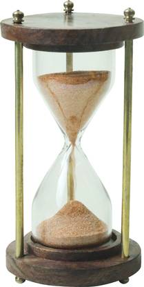 HopOffer Wooden Hourglass Sand Timer(Easy To Use, Longer Life, Smooth Finish) Sand Clock