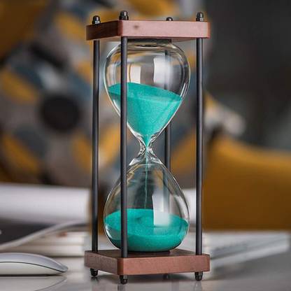 Bogenlite Sand Timer Hour Glass Sand Glass,Clock for Decor Sand hourglass Timer 15 minutes Sand Clock