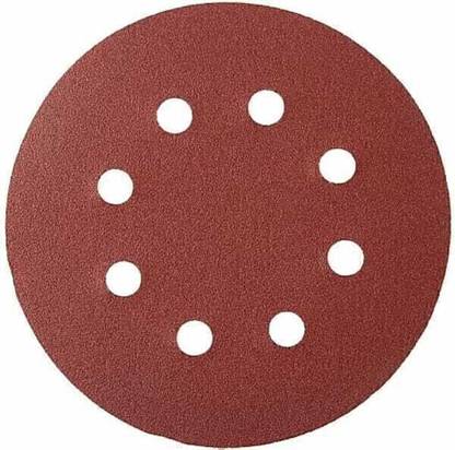 Najmii Round Sand Paper Backup Disc 5 Inch for Orbital Sander 320 Grit 50 Pcs Aluminum Oxide Sandpaper