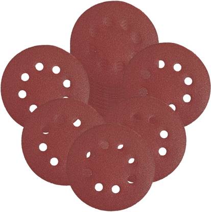 NPH new 5inch 50pc Sand paper P120 Grit Velcro disc Emery Sandpaper