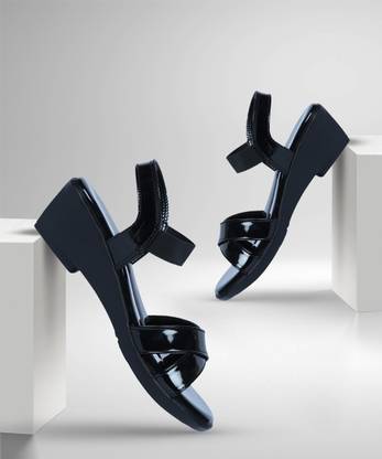 Women Black Wedges