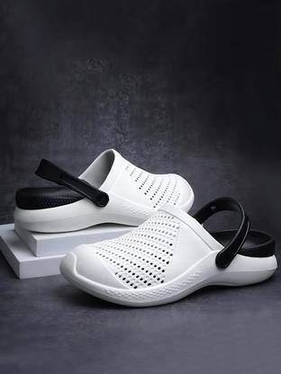 DUNKASTON Men White, Black Clogs