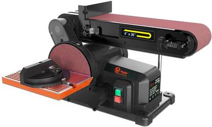 VOLTZ VZ-DS-500 Electric Belt Grinder Sander 6 Inch Electric Belt & Disc Sander 500W Grinder Polisher2980RPM 6 inch Disc Sander