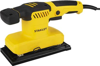 STANLEY STSS025-IN Stanley STSS025 220W 1/4 Sheet Corded Sander (Yellow and Black) 13 inch Random Orbital Sander