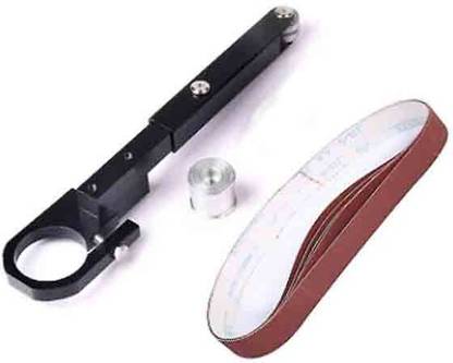 NITYA Sander Machine Sanding Belt Adapter Head Convert With Sanding Belts for polishing, grinding, and forging installed railings 2 inch Belt Sander