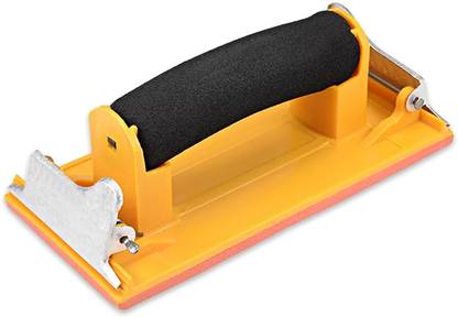 AASONS Sand paper Holder for Woodworking Manual Polishing AASONS Sandpaper Holder with Sponge Handle 7 inch Detail Sander