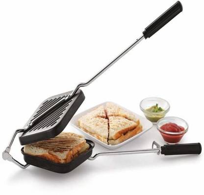 AditiGanga Grill Square Shape Sandwich Maker Black Toast