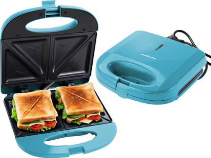 The Better Home by Fumato Presswich 750W Sandwich Maker, 2 Slice, Non-Stick Grill Plates,3- 1 Grill