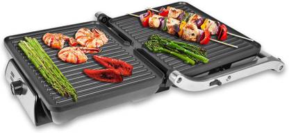 GIONEE 4-Slice 180° Open Jumbo steel sandwich Grill, Open Grill