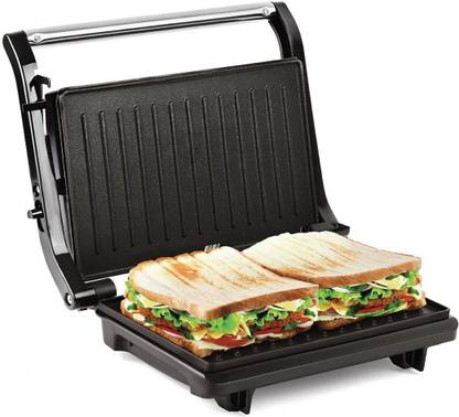 cello Super Club 200+ 750Watt Sandwich Maker|On-Off Light Indicator|Non-Stick Plates| Grill