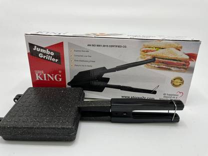 Surya King by SURYA KING JUMBO GRILLER NON STICK GAS TOASTER SANDWICH MAKER Grill, Open Grill, Pizza Pan, Waffle, Toast