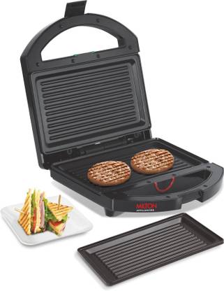 MILTON Grill Toast Machine HSG044 Grill Sandwich Maker, 750 Watt, Electric Griller Grill