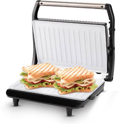 KENT Sandwich Maker,Non-toxic ceramic coat,Toast, Roast,Automatic Temperature Cut Off Grill