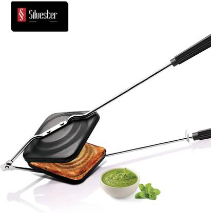 Silvester Non-Stick Sandwich Maker Regular Gas Toaster Toast