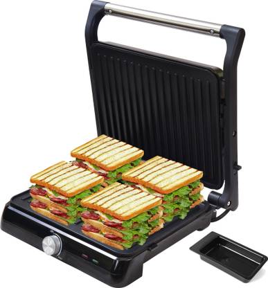LIBRA by Libra Jumbo Sandwich Maker grill toast with Floating Hinges, 2000 Watts, 4 Slice Open Grill, Grill