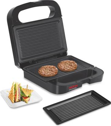 MILTON Grill Toaster Machine HSG022 Sandwich Maker, 180° Open Griller 1000 Watt Open Grill