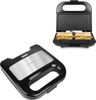MILTON Royal Pro Express 800W Toaster Griller Sandwich Maker Top Stainless Steel Body Grill