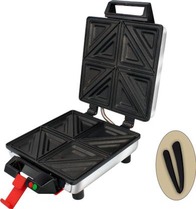 Orbon 8 Slice Non Stick Jumbo Equity Sandwich Toaster | Sandwich Maker With Indicator Toast