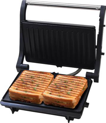 LIBRA by Libra Sandwich Maker grill toast with Floating Hinges, 1000 Watts Panini Open Grill